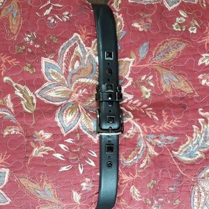 EUC- Jeweled Faux Leather Belt